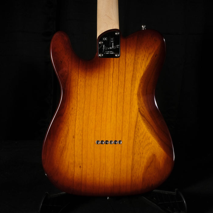 Pre Owned Fender American Elite Telecaster Sunburst Electric Guitar With OHSC