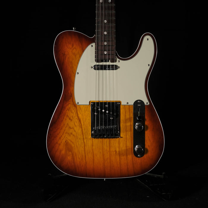 Pre Owned Fender American Elite Telecaster Sunburst Electric Guitar With OHSC