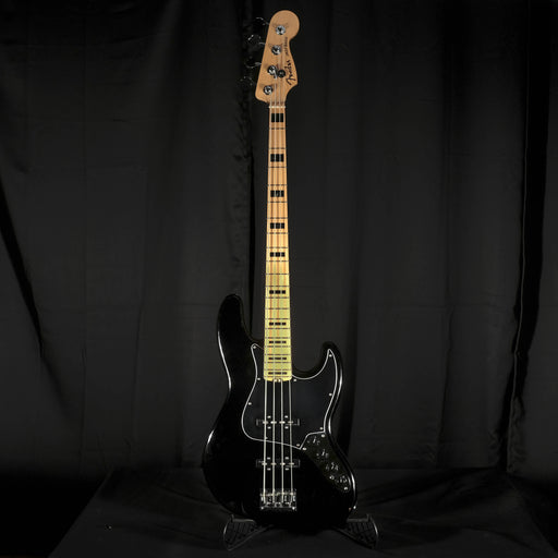 Used 2016 Fender American Elite Jazz Bass Black With Gig Bag