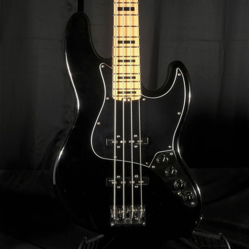 Used 2016 Fender American Elite Jazz Bass Black With Gig Bag