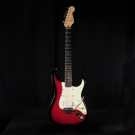 Pre Owned 1989 Fender American Ultra Stratocaster Crimson burst With OHSC