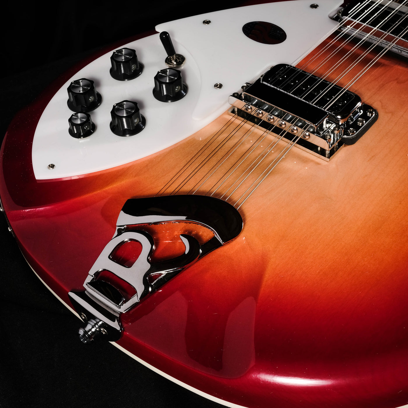 Rickenbacker Left Handed 360/12FG LH FireGlo Semi Hollow Lefty Electri ...