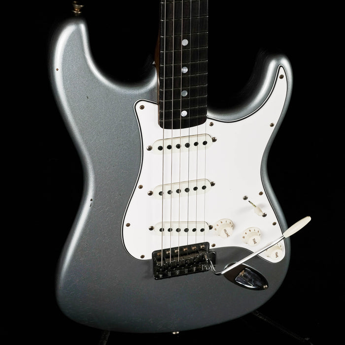 Fender Custom Shop Limited Edition '64 Stratocaster Journeyman Relic Faded Blue Ice Metallic Electric Guitar