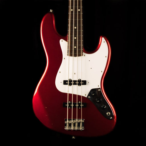 Used Fender Made in Japan Jazz Bass Rosewood Fingerboard Candy Apple Red W/ Bag