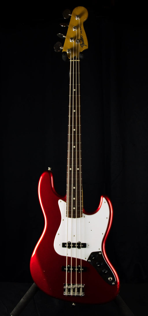 Used Fender Made in Japan Jazz Bass Rosewood Fingerboard Candy Apple Red W/ Bag