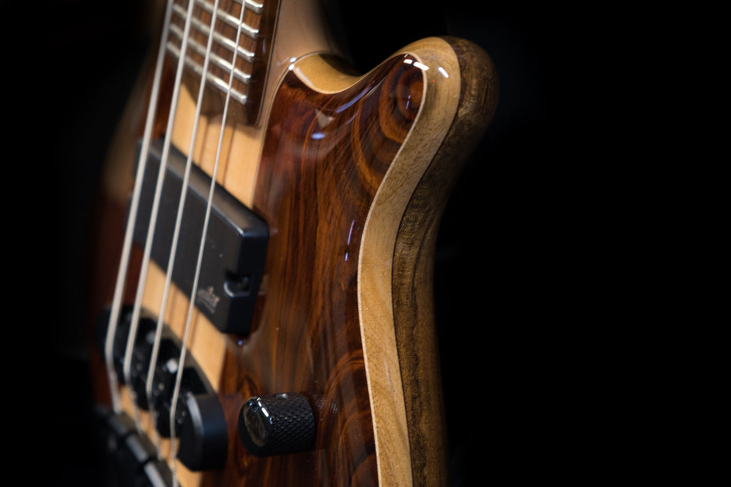 Mayones Cali4 Puzzle Bass Wenge & Purpleheart Body Purpleheart Fingerboard 4 of 4 ordered on 05/11/20