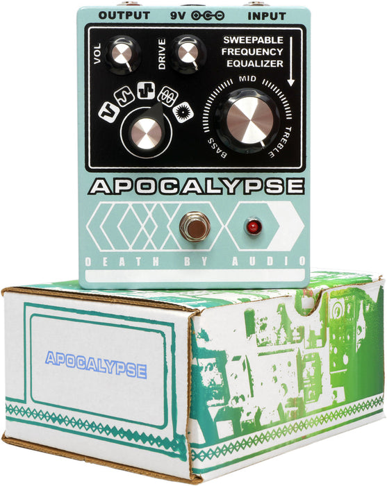 death drive pedal Death By Audio Apocalypse Distortion Overdrive Fuzz EQ Guitar Pedal — Truetone Music