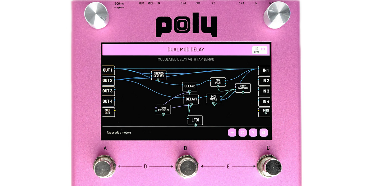 Poly Effects Beebo Visual Multi Modulation and Quad Channel Poly Effects Beebo Visual Multi Modulation and Quad Channel
