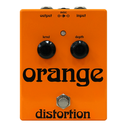 Orange Distortion Guitar Effect Pedal