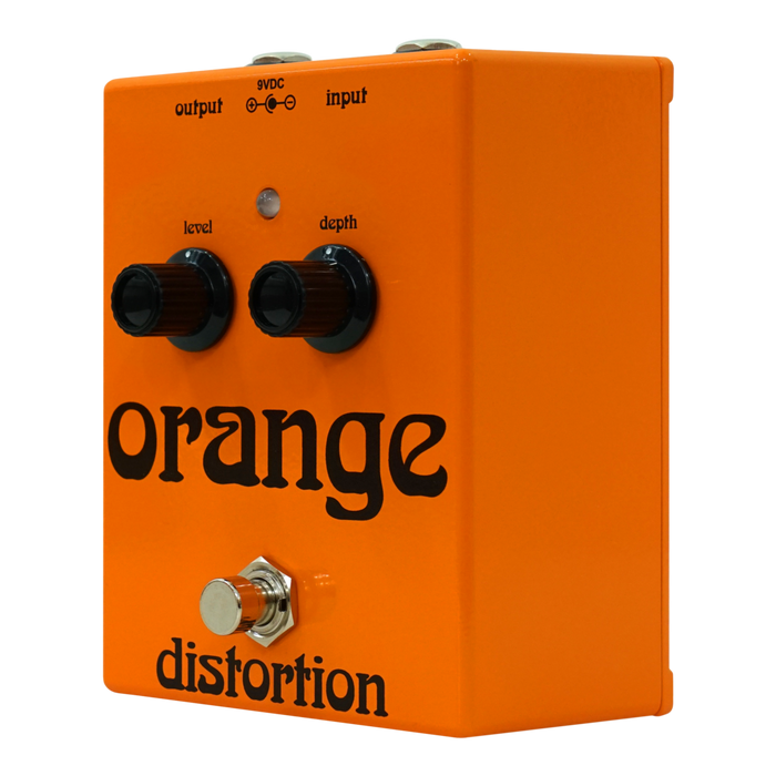 Orange Distortion Guitar Effect Pedal