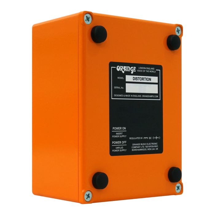 Orange Distortion Guitar Effect Pedal