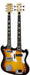 Eastwood Doubleneck 4/6 Guitar and Bass Guitar With Gig Bag Double Neck