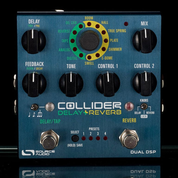 collider pedal Used Source Audio Collider Reverb/Delay Guitar Effect Pedal With Box — Truetone Music