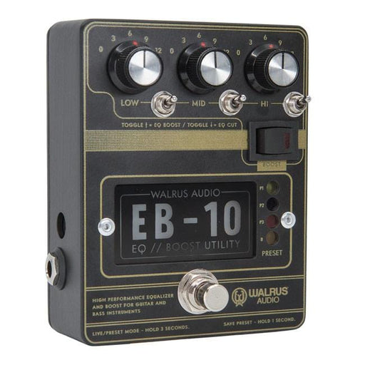 Walrus Audio EB-10 Preamp / EQ / Boost Black
