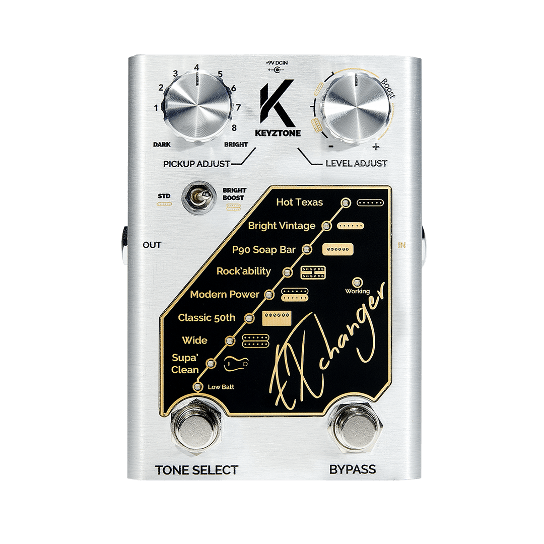 Keyztone EXchanger Pickup Enhancer Guitar Pedal Pickup Remodeler