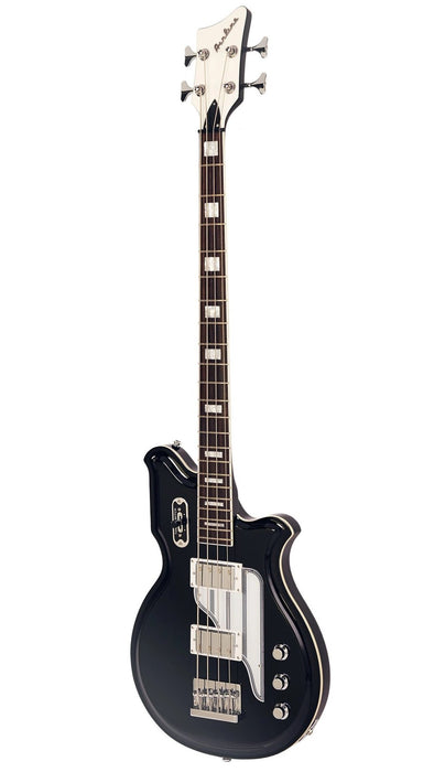 Eastwood Airline Map Bass 34 Electric Bass Guitar Black