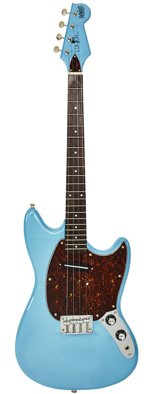 Eastwood Warren Ellis Signature 4 String Tenor Guitar - Sonic Blue