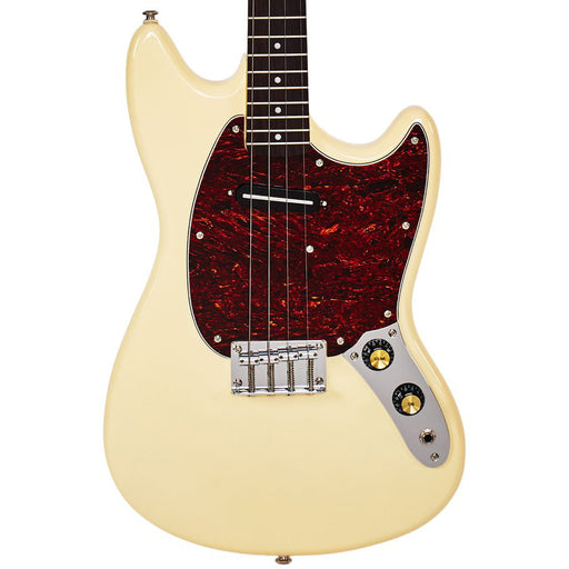 Eastwood Warren Ellis Signature 4 String Tenor Guitar - Vintage Cream