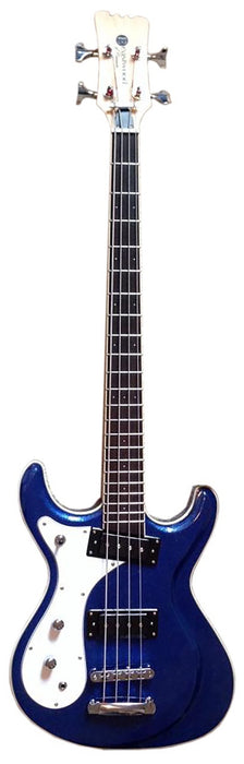 Eastwood Sidejack Bass 32 - Metallic Blue Left Handed