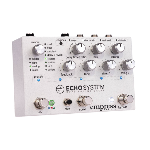 Empress Effects Echosystem Dual Engine Delay Guitar Effect Pedal