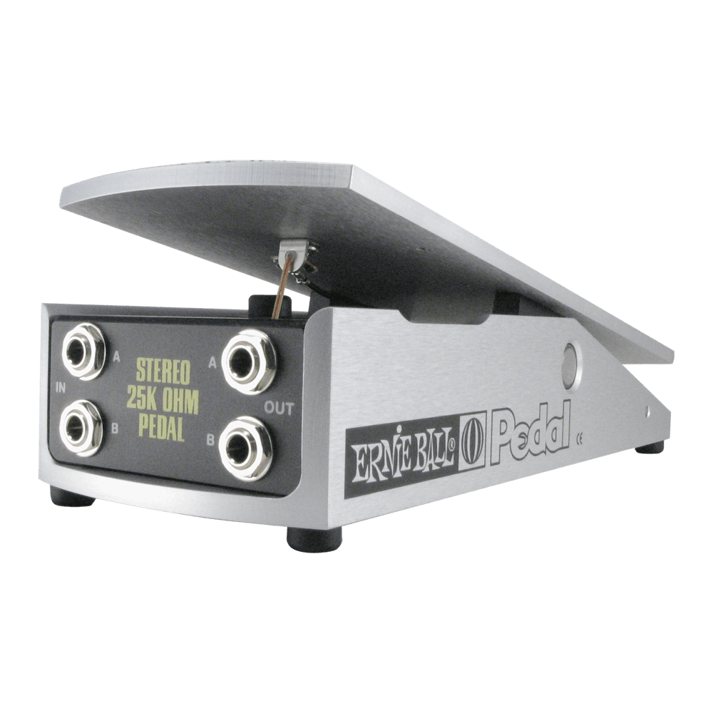 ernie ball 25k stereo volume pedal Ernie Ball 6167 25K Stereo Volume Pedal for Active Electronics — Truetone Music