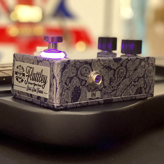 boutique phaser pedal Flattley Guitar Effect Pedals Platinum Series Bass Star Fazer Bass Pha — Truetone Music