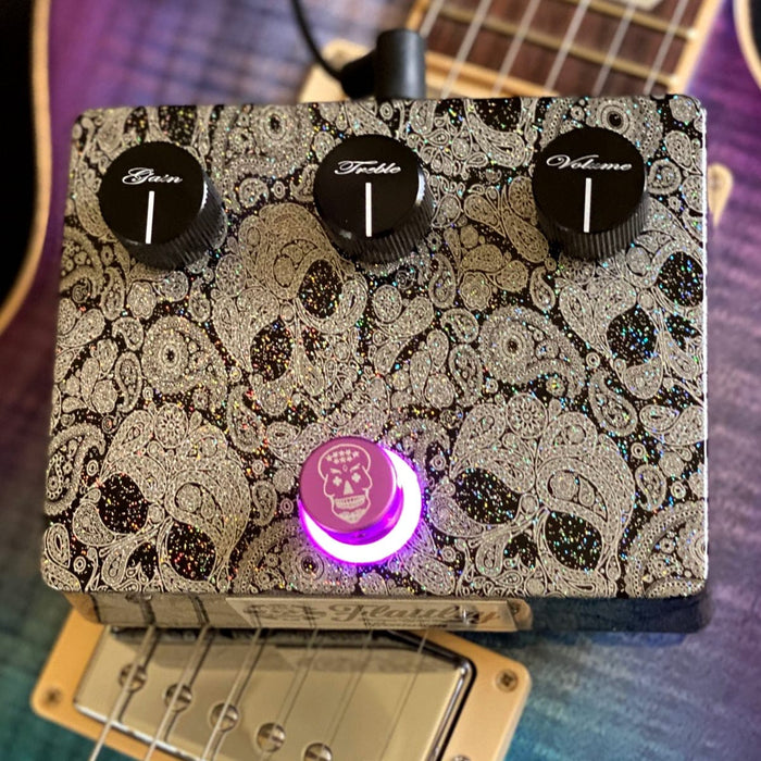 Flattley Guitar Effect Pedals Platinum Series Silver Centurion Transparent Overdrive Guitar Pedal