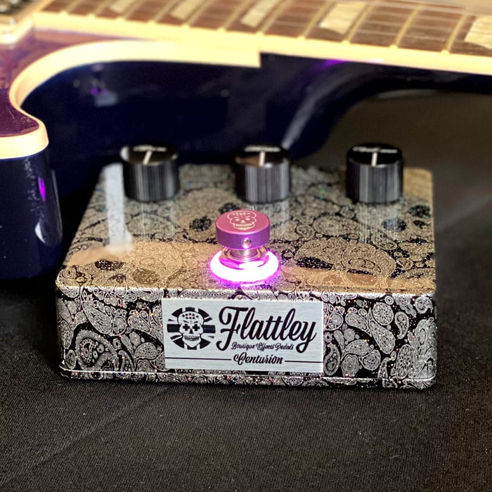 Flattley Guitar Effect Pedals Platinum Series Silver Centurion Transpa — Truetone Music