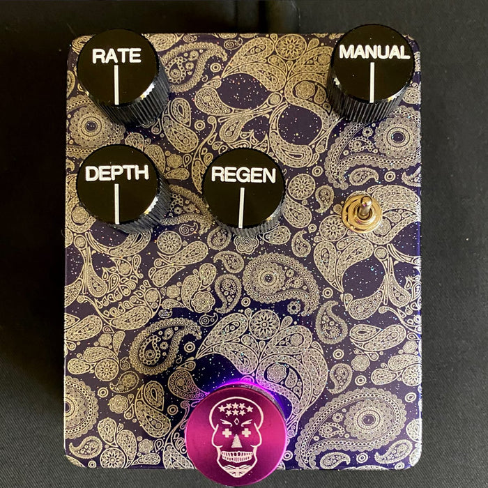 Flattley Boutique Effect Pedals Platinum Series The Phoenix Stereo Analogue Flanger Guitar Pedal