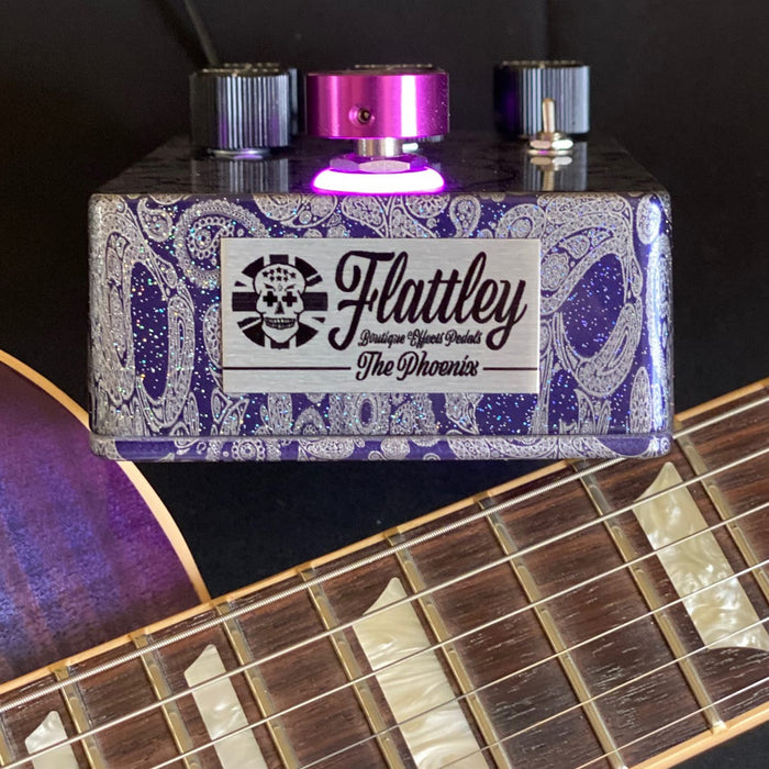 Flattley Boutique Effect Pedals Platinum Series The Phoenix Stereo Analogue Flanger Guitar Pedal