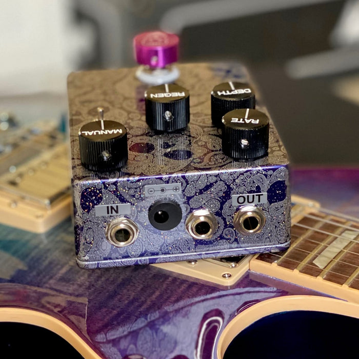 Flattley Boutique Effect Pedals Platinum Series The Phoenix Stereo Analogue Flanger Guitar Pedal