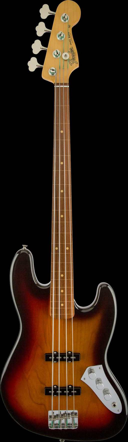 Fender Jaco Pastorius Jazz Bass Fretless Pau Ferro Fingerboard 3-Color Sunburst
