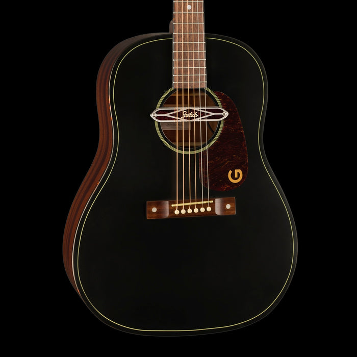 Gretsch Deltoluxe Dreadnought Walnut Fingerboard Tortoiseshell Pickguard Black Top