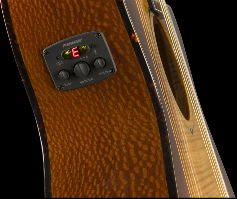 Fender FA-345CE Auditorium Size Acoustic Electric Guitar Laurel Fingerboard 3-Tone Tea Burst