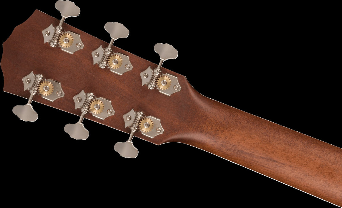 Fender PD-220E Dreadnought, All Mahogany, Ovangkol Fingerboard, Aged Cognac Burst Acoustic Guitars