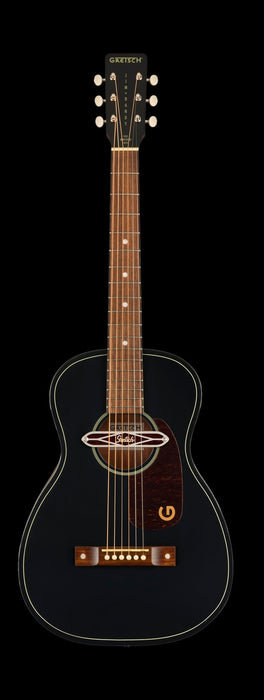 Gretsch Deltoluxe Parlor Walnut Fingerboard Tortoiseshell Pickguard Black Top