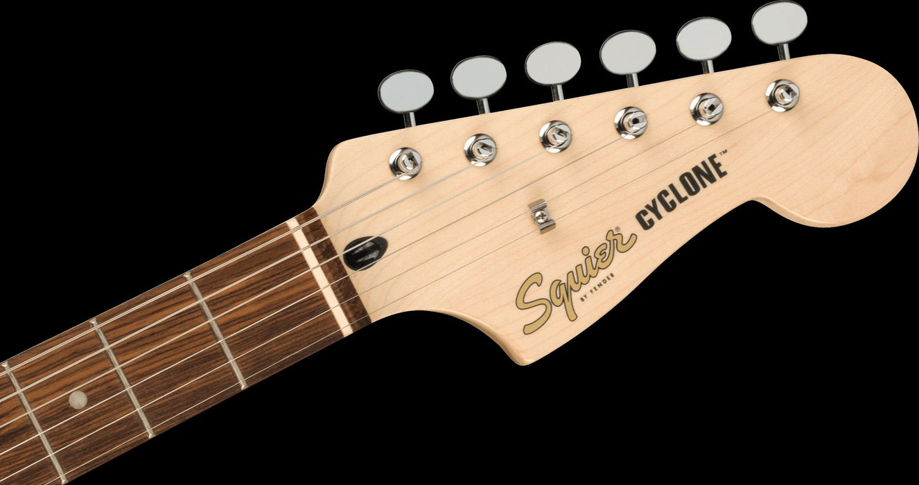 Squier Paranormal Cyclone Laurel Fingerboard Tortoiseshell Pickguard Pearl White