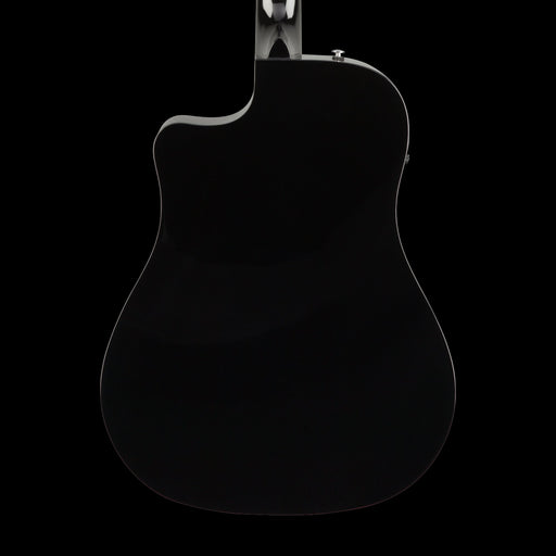 Fender CD-60SCE Dreadnought Walnut Fingerboard Black Acoustic Guitar