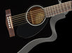 Fender CD-60SCE Dreadnought Walnut Fingerboard Black Acoustic Guitar