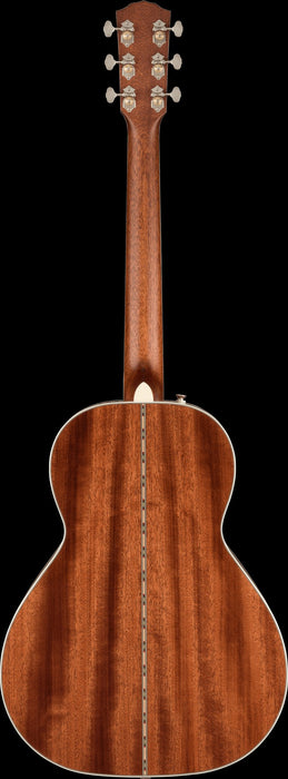 Fender PS-220E Parlor, Ovangkol Fingerboard, 3-Tone Vintage Sunburst Acoustic Guitars