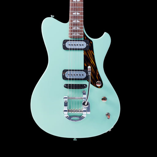 Powers Electric A-Type Mint Green With Softshell Case