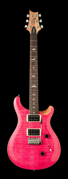 PRS SE Custom 24 Bonnie Pink / Natural Back Electric Guitar With Gig Bag