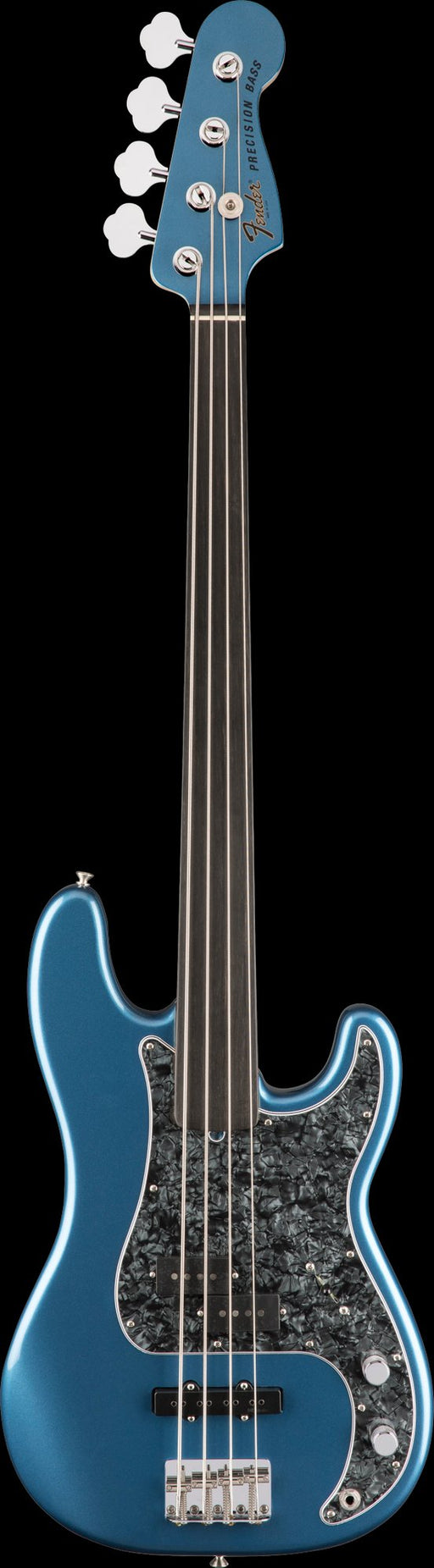 Fender Tony Franklin Fretless Precision Bass Ebony Fingerboard Lake Placid Blue