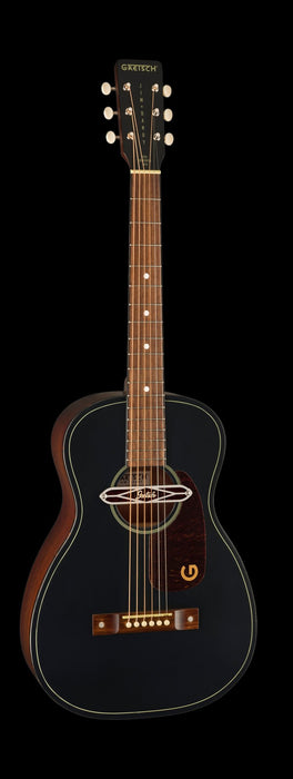 Gretsch Deltoluxe Parlor Walnut Fingerboard Tortoiseshell Pickguard Black Top