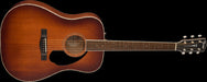 Fender PD-220E Dreadnought, All Mahogany, Ovangkol Fingerboard, Aged Cognac Burst Acoustic Guitars