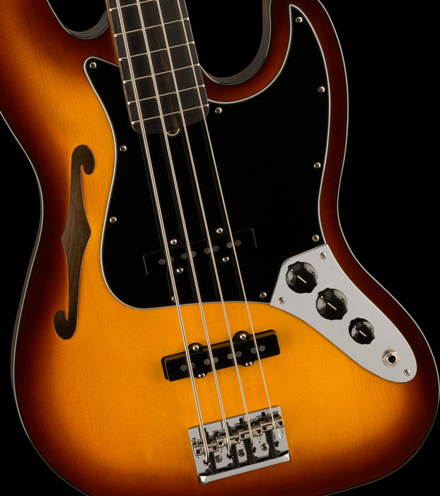 Fender Limited Edition Suona Jazz Bass® Thinline, Ebony Fingerboard, Violin Burst