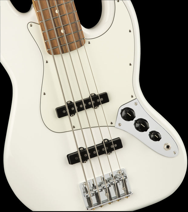 Fender Player Jazz Bass V Pau Ferro Fingerboard Polar White