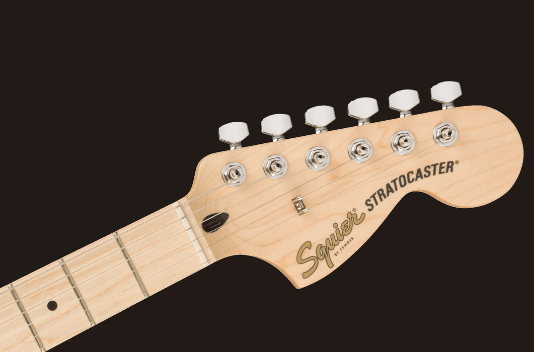 Squier Affinity Series Stratocaster Maple Fingerboard Black Pickguard Lake Placid Blue