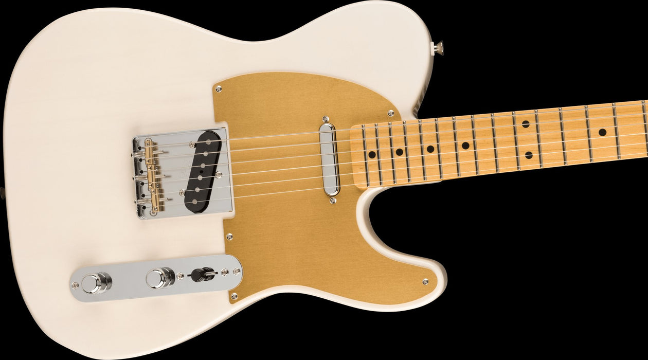Fender JV Modified '50s Telecaster®, Maple Fingerboard, White Blonde Electric Guitars