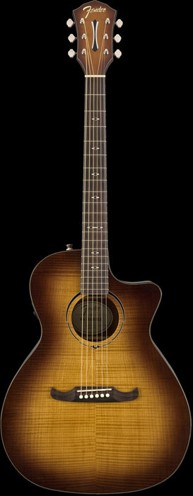 Fender FA-345CE Auditorium Size Acoustic Electric Guitar Laurel Fingerboard 3-Tone Tea Burst